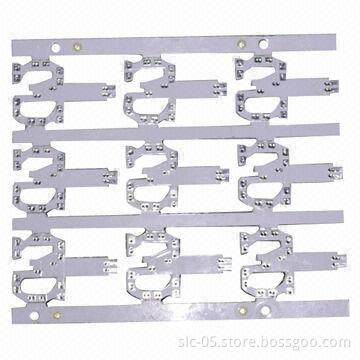 2-layer Aluminum PCBs, HASL LF Surface and 1.0mm Board Thickness, Applicable for LED Light